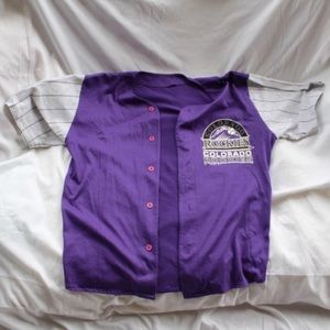 Vintage 1992 Colorado Rockies Jersey Shirt